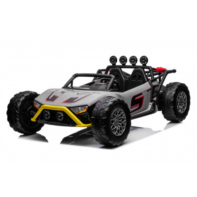 Elektrické autíčko Buggy Racing 5 - sivé
